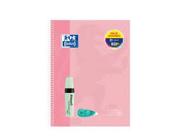 PACK AHORRO CUADERNO MICROPERFORADO A4 OXFORD 10COLORES TOUCH 150H 90GR+CORRECTOR+TEXTMARKER