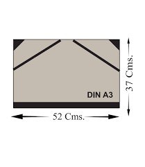 PRECISION CARPETA DIBUJO CARTON GRIS ECOLOGICO A3 37X52