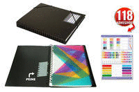 CARPETA 20FUNDAS ESPIRAL REORGANIZABLES 5SEPARADORES