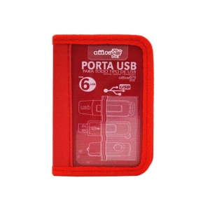 PORTA USB TELA C/CREMALLERA COLORES SURTIDOS REF66015