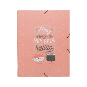 MR WONDERFUL CARPETA CLASIFICADORA HOY ESTOY DE MUY BUEN ROLLITO