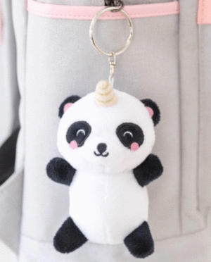 MR WONDERFUL LLAVERO PANDA UNICORNIO PELUCHE