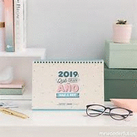 MR WONDERFUL CALENDARIO SOBREMESA SCRAPBOOKING VAS A VER