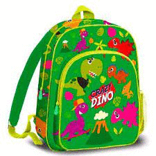 MOCHILA MEDIANA LITTLE DINO CRAZY