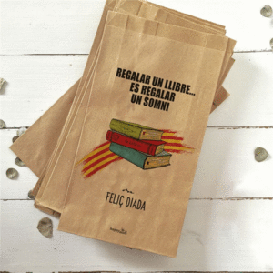 BOSSA HAPPY MOTS FUELLE PETITA REGALAR UN LLIBRE...ES REGALAR UN SOMNI DIADA