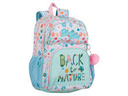 MOCHILA GRANDE PRIMARIA AMERICA BLIN BLIN BACK TO NATURE