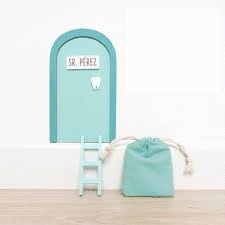 PUERTA DEL RATONCITO PEREZ AZUL - ROSA