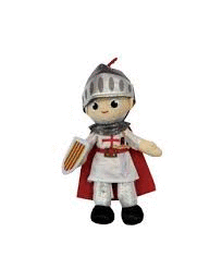 PELUCHE CABALLERO SANT JORDI 30CM