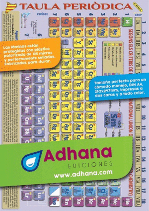 TAULA PERIODICA LAMINA CATALAN A4 LDC-303