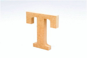 LLETRA T 12CMS FUSTA PER MANUALITATS LA LLUNA