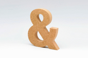 LLETRA & 20CMS FUSTA PER MANUALITATS LA LLUNA