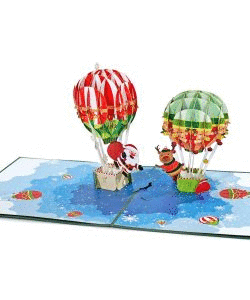 XIU XIU POSTAL PARE NOEL EN GLOBUS
