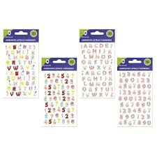 STICKERS 3D NUMEROS & LETRAS