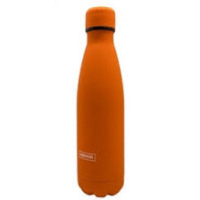 BOTELLA TERMO ACERO NERTHUS 500ML NARANJA