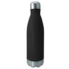 BOTELLA INOX ACERO NERTHUS 750ML NEGRA