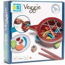 JUEGO VEGGIE VERDURAS EN EL PLATO