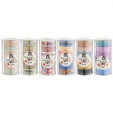 PACK 6CINTAS WASHI TAPE 6X2,5M SURTIDAS 