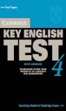 CAMBRIDGE KEY ENGLISH TEST 4 STUDENT'S BOOK WITH ANSWERS