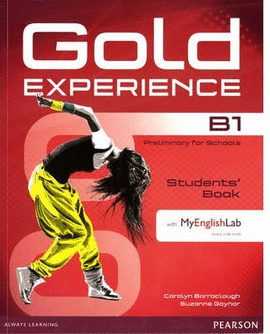 GOLD EXPERIENCE B1 STUDENTS' BOOK WITH DVD-ROM/MYLAB PACK