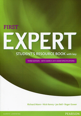 EXPERT FIRST 3RD EDITION STUDENT'S RESOURCE BOOK WITH KEY