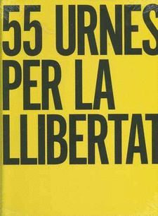 55 URNES PER LA LLIBERTAT CATÀLEG EXPOSICIÓ LLIBRE GROC