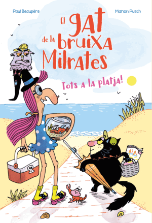 EL GAT DE LA BRUIXA MILRATES TOTS A LA PLATJA