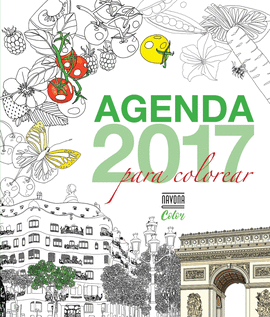 AGENDA PARA COLOREAR 2017