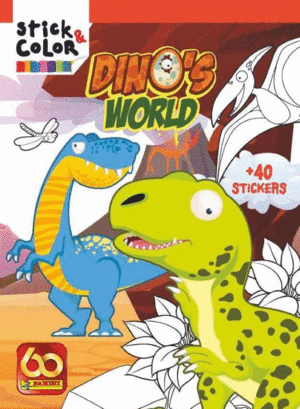 STICK & COLOR DINO'S WORLD