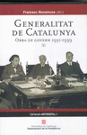 GENERALITAT DE CATALUNYA. OBRA DE GOVERN 1931-1939 (VOLUM I)