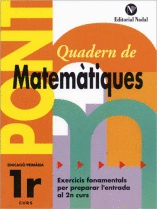 PONT MATEMÀTIQUES, 1 EDUCACIÓ PRIMÀRIA