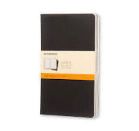 LIBRETAS CAHIER NEGRAS L RAYAS (SET DE 3)