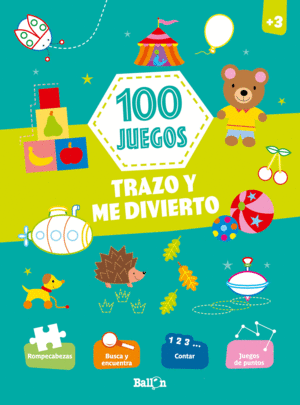 100 JUEGOS  - TRAZO Y ME DIVIERTO +3