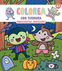 COLOREA CON TERNURA -MONSTRUITOS SIMPÁTICOS