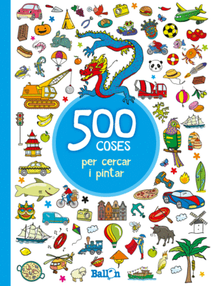 500 COSES PER CERCAR I PINTAR - BLAU