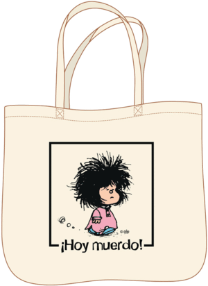 BOLSA MAFALDA.¡HOY MUERDO!