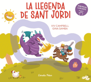 LA LLEGENDA DE SANT JORDI AMB PECES LLISCANTS