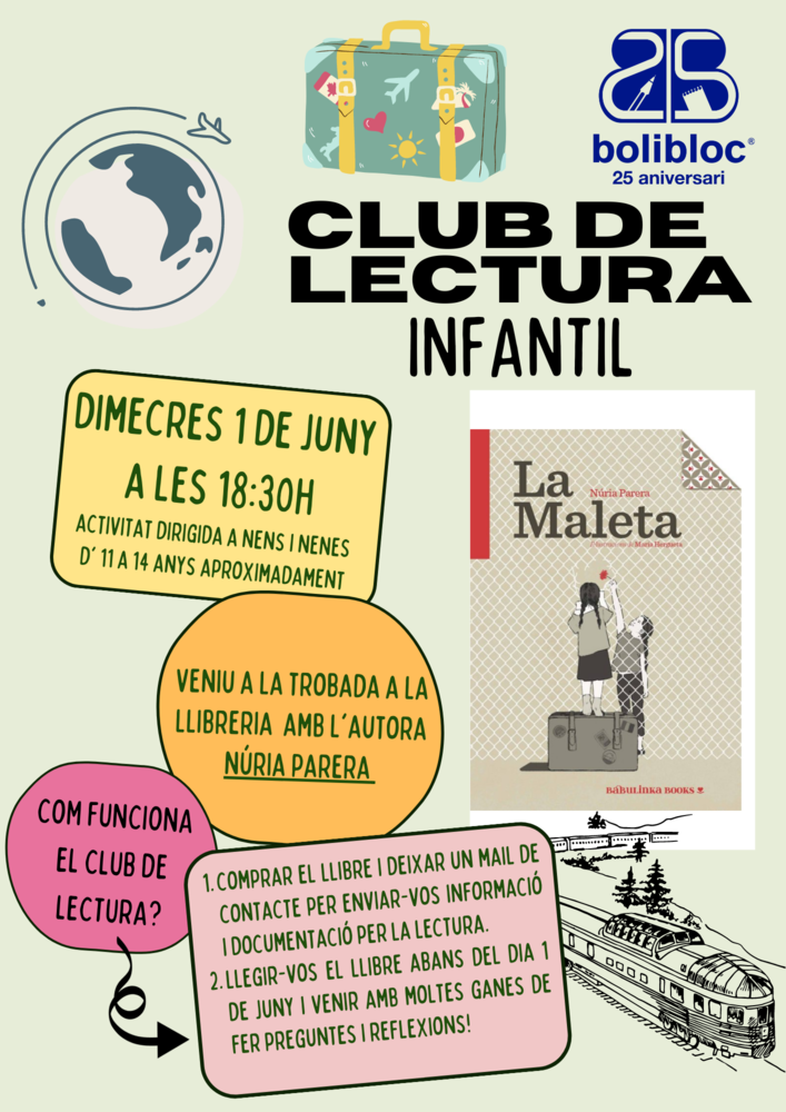 LA MALETA, Club de Lectura infantil (11-14 anys)