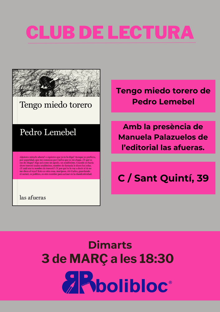 CLUB DE LECTURA MARÇ 2026