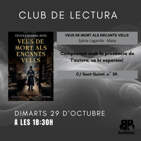 OCTUBRE 2024 - VEUS DE MORT ALS ENCANTS VELLS, Sylvia Lagarda -Mata