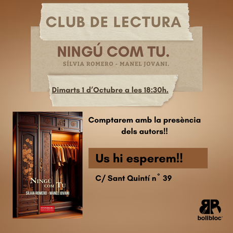 OCTUBRE 2024 - NINGÚ COM TU, Silvia Romero i Manel Jovani