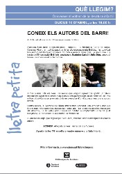 Conoce a los autores del barrio